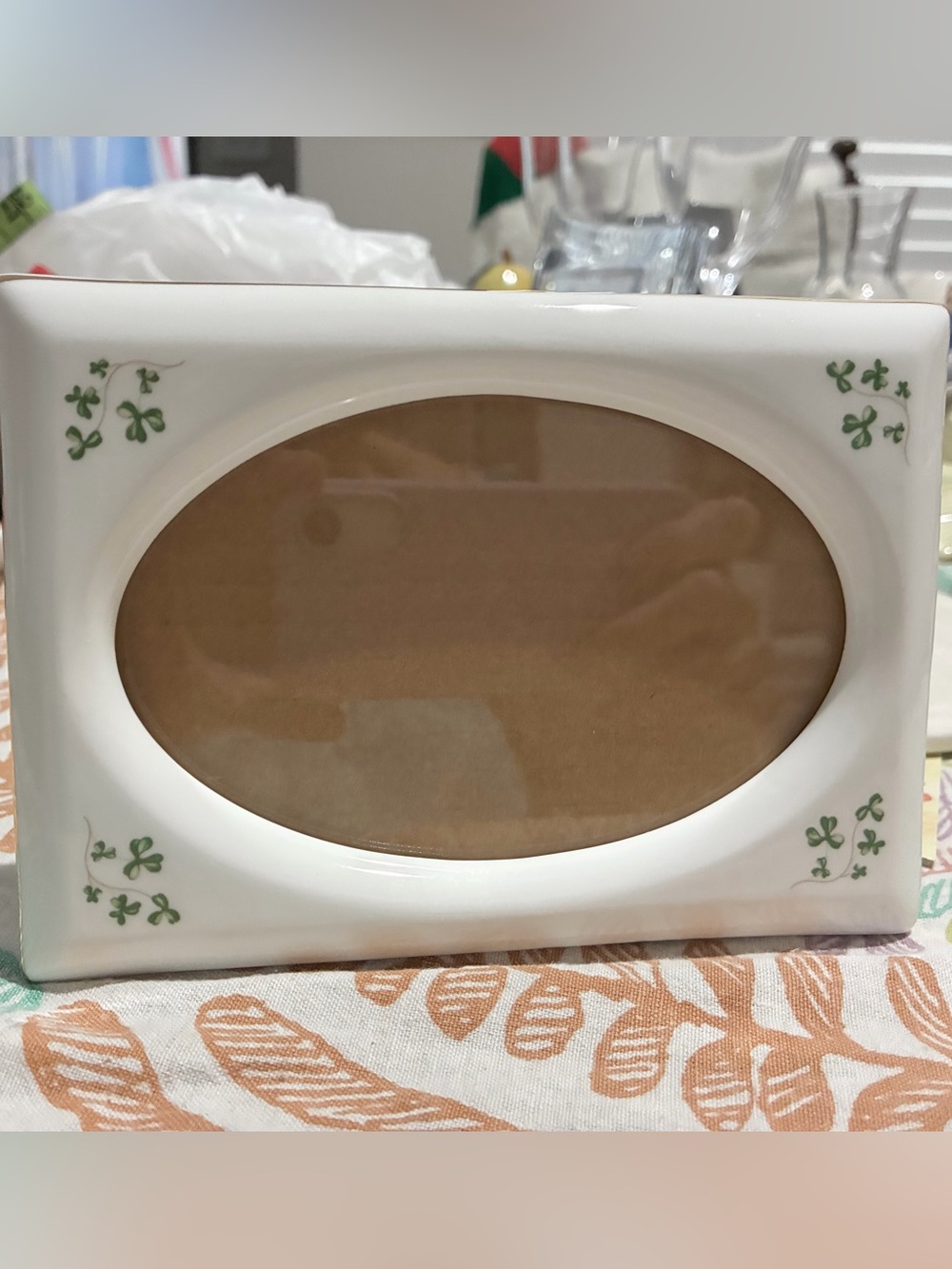 Vintage Royal Tara Galway Ireland Fine Bone China Picture Frame. Real Glass EC